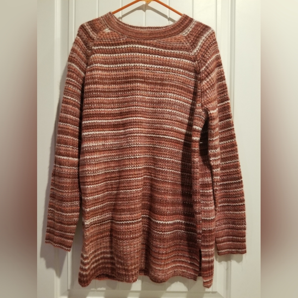 Multicolor Orange & Brown Sweater